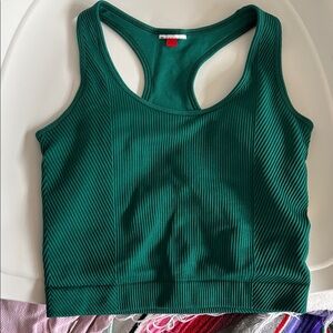 Wilson Tennis Women's Teal Ribbed Tank Top